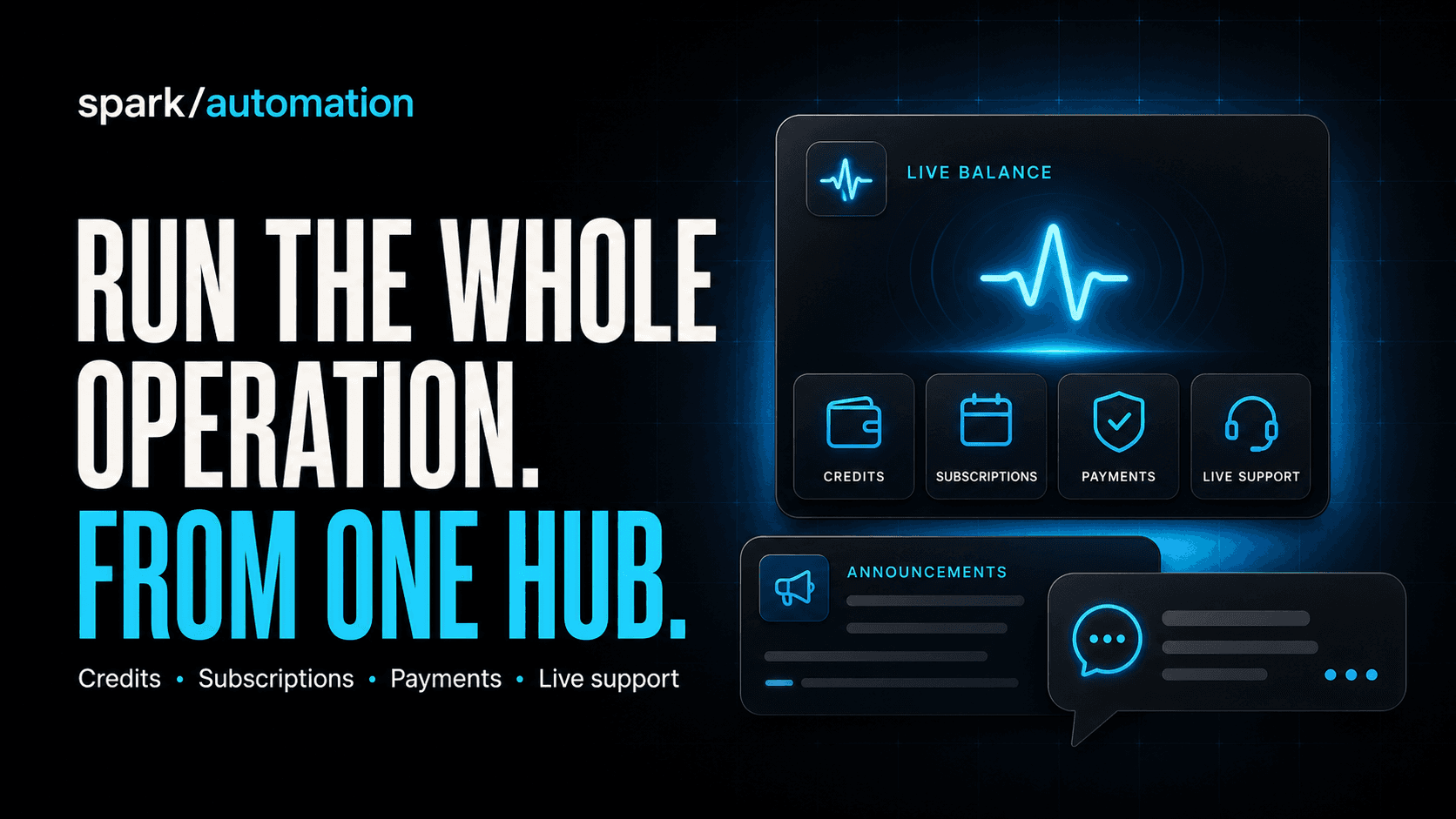 Spark Automation account hub
